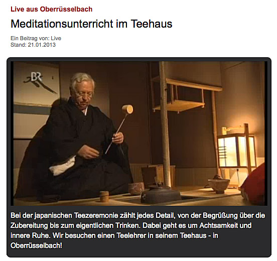 Abendschau 21.01.2012Tee in der Abendschau
